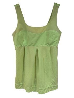 lululemon athletica Light Green Tank Top